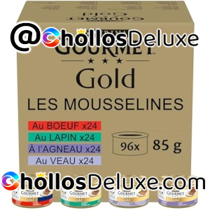 Gourmet Gold Mousse Comida Húmeda Gato 96 Latas