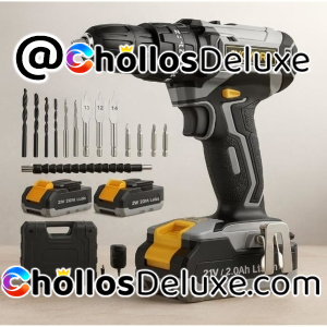 JYGMPRO 21V Taladro Percutor +14 Accesorios