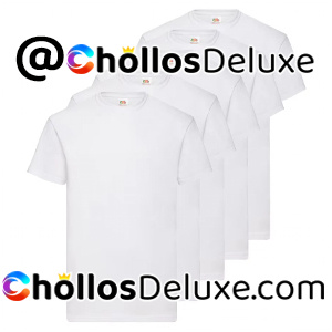 5x Fruit of the Loom Original Camisetas