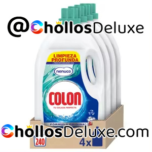 4x Colon Nenuco Detergente Lavadora 60 Lavados