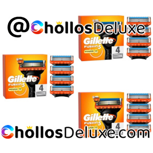 3x Gillette Fusion 5 Power Cuchillas 4 Recambios