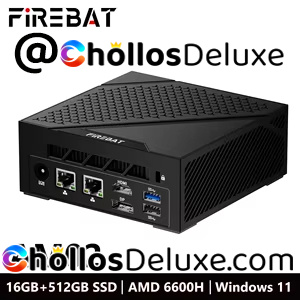 Firebat AM02 Mini PC Ryzen 5 6600H 1TB SSD