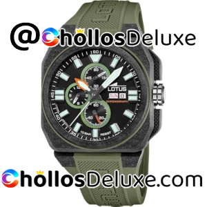 Lotus 18976/1 Reloj Hombre Cronógrafo Verde
