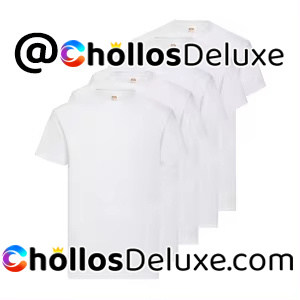 5x Fruit Of The Loom Camisetas Original