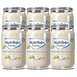 Nutribén Potitos de Verduritas con Lenguado desde 6 Meses – Pack 6 x 235 g