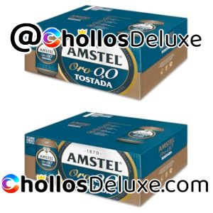 24x Amstel Oro 0.0 Cerveza Lata 33cl