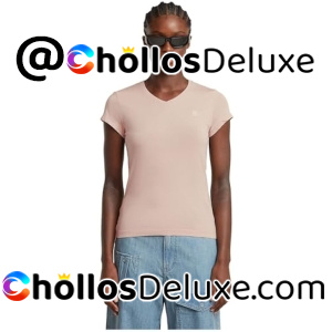 G-Star RAW Eyben Slim V-Neck Top Mujer