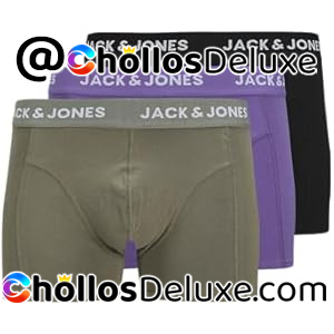 JACK & JONES Bóxer para Hombre (Pack de 3)