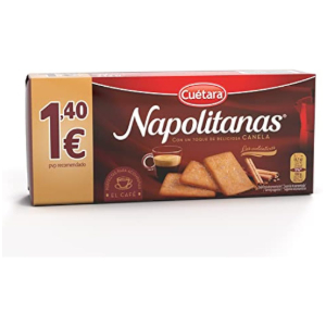 Napolitanas Cuétara Canela Azúcar Dulces 213g