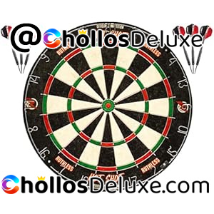 Ruthless Hot Shot Juego de Diana Profesional con 2 Juegos de Dardos de Punta de Acero