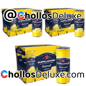 3x San Pellegrino Refresco Naturali Limón o Naranja – Pack 6 Latas 33 cl