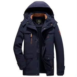 Parka Hombre Lana Gruesa Capucha