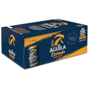 12x Cerveza El Águila Dorada 33cl