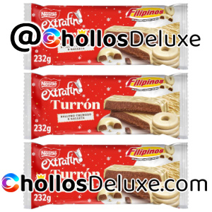 3x Nestlé Turrón Filipinos Blanco