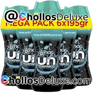 6x Lenor UNstoppables Perlas Perfume 195g