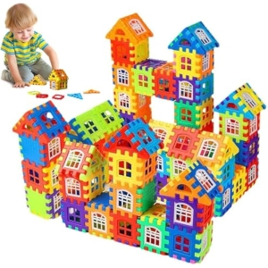 Bloques Construcción 196 Piezas Juguete Educativo Niños
