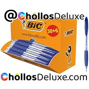 36x BIC Atlantis Classic Bolígrafo Azul 0,4mm
