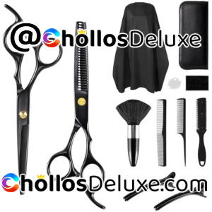 Set Tijeras Peluquería Profesional +Accesorios