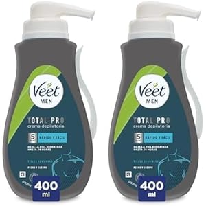 2x Veet Men Crema Depilatoria 400ml