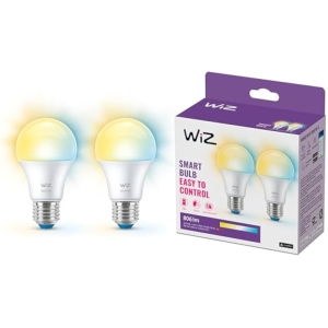 2x WiZ Smart LED A60 Bombilla E27