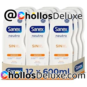 12x Sanex Neutro Nutritivo Gel De Ducha