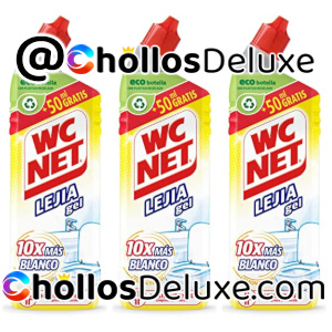 3x WC Net Lejía Gel Lemon Fresh 800ml