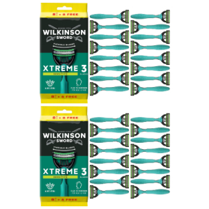 2x Wilkinson Sword Xtreme 3 Sensitive 8+8 Maquinillas