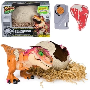 Primal Hatch Dino Rising Dinosaurio Interactivo +Accesorios