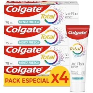 4x Colgate Total Anti-Placa Expert Menta Fresca