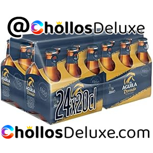 El Águila Dorada Cerveza Lager Especial Caja 4 Pack Botella, 6 x 20cl