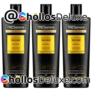 3x TRESemmé Lamellar Shine Champú Cabello