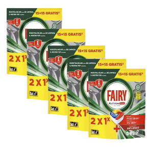 5x Fairy Platinum Plus 30 Pastillas Lavavajillas