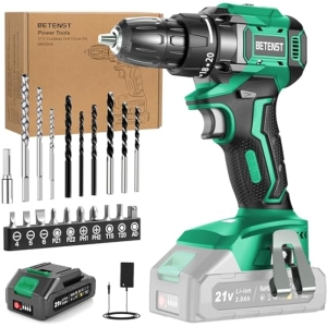 Betenst Taladro Atornillador 21V +Accesorios