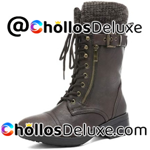 Dream Pairs Militares Planas Mujer