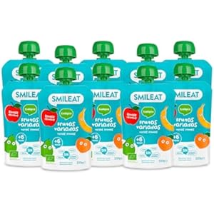 Smileat Pack 10 Pouch de Frutas Ecológicas