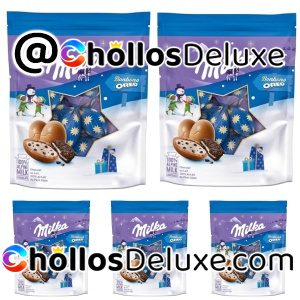 5x Milka Huevos de Chocolate con Leche y Galleta Oreo – Edición Especial Navidad 86g