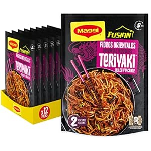 12x Maggi Fusian Fideos Orientales Teriyaki 130g