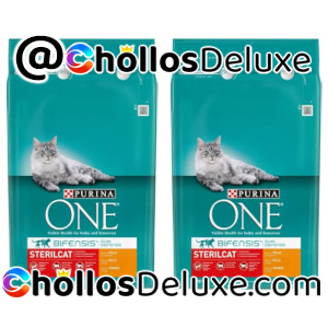 2x Purina ONE Gato Esterilizado Pollo 3Kg