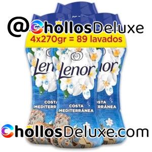 4x Lenor Perlas Perfume Brisa Marina 270g