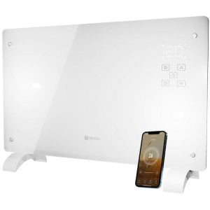 Origial Crystalwave 2000W Radiador Cristal WiFi Blanco