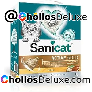 Sanicat Arena Aglomerante para Gatos con Aroma de Argán 6L – Control de Olor y Alta Absorción