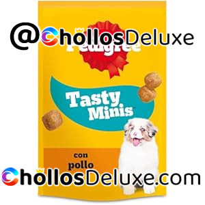 3x Pedigree Tasty Minis Chewy para Cachorros – Premios de Pollo, 6 Bolsas de 125 g (750 g)