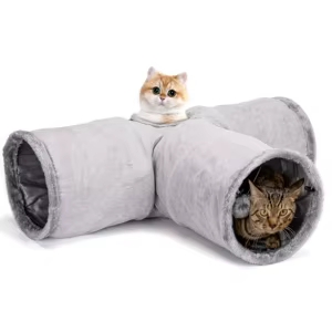 Nobleza Túnel para Gatos de Gamuza 3 en 1