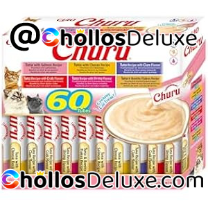 60x Inaba Churu Snacks Gatos Atún