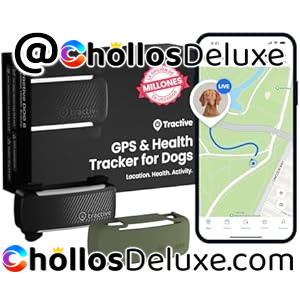 Tractive GPS para Perros Inteligente 2025 – Localizador en Tiempo Real con Funda Verde Oliva