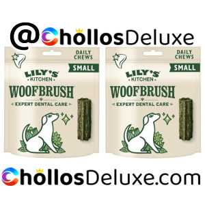 2x Lily’s Kitchen Woofbrush Perro Pequeño – Palitos Dentales Naturales 7x22g