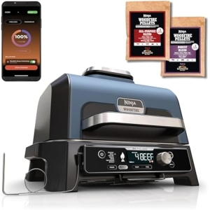 Ninja Woodfire Pro Connect XL Parrilla Eléctrica