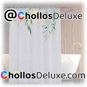 Relaxdays Plantas Cortina Ducha 180x200cm