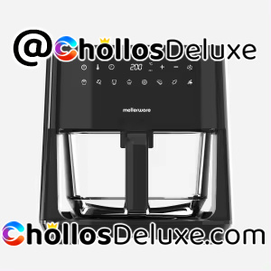Mellerware Crunchy Glass Freidora Sin Aceite 4.5L