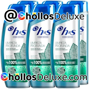 6x Champú H&S Limpieza Profunda 300ml